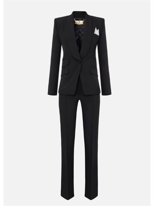 CREPE TAILLEUR ELISABETTA FRANCHI | TP00156E2110 Nero